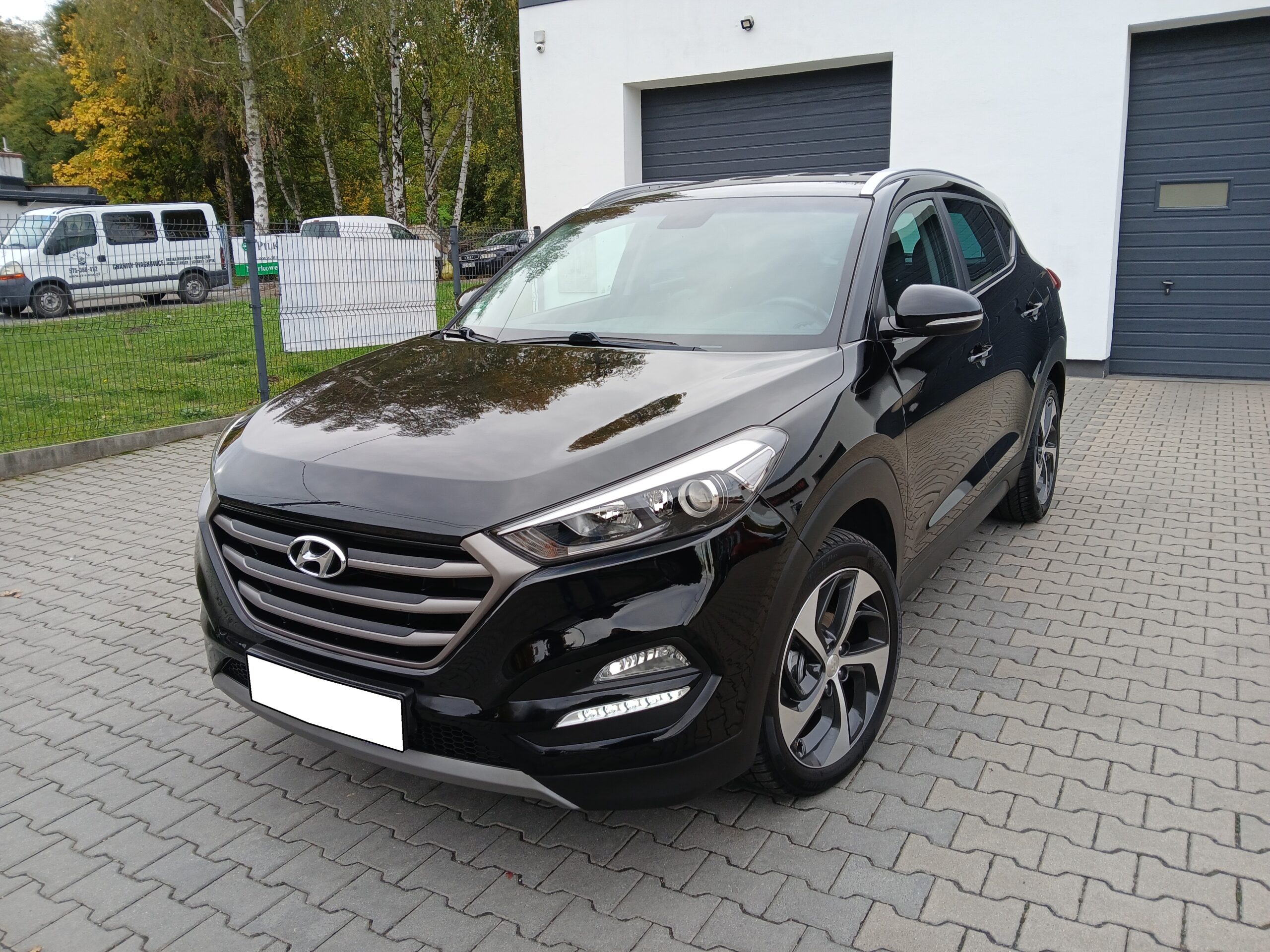 Hyundai Tucson III 1.6 1.6T 177KM Ledy Nawi Alus 19 Kamera Skóry Oryginał Opłacony